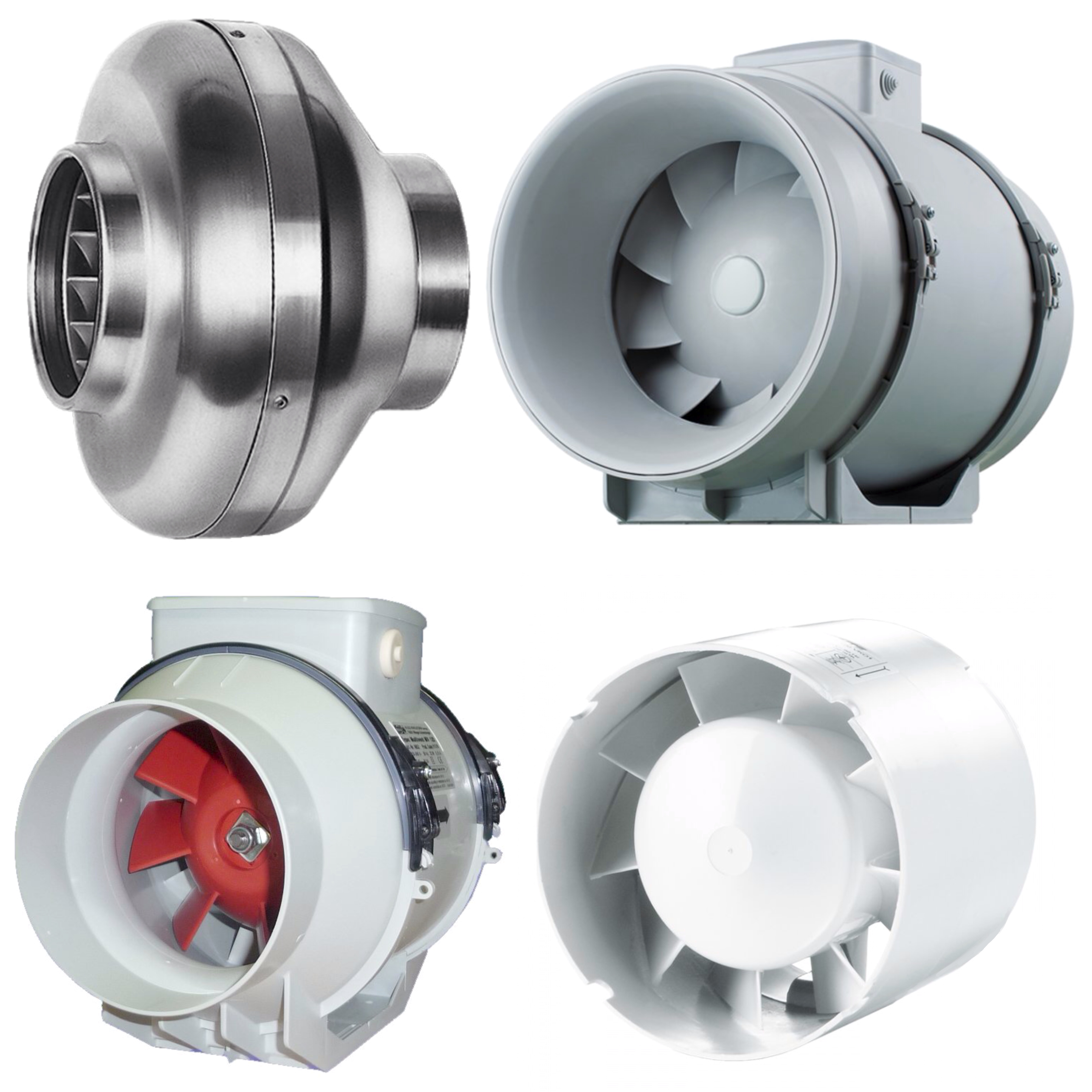 Ventilátory do potrubí